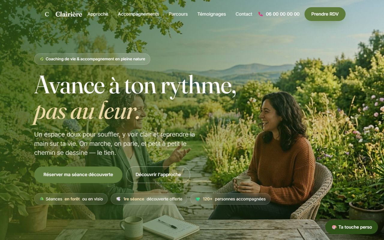 Modèle Cabinet & Conseil, pour un indépendant ou praticien